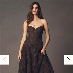 V. Chapman Carolena Strapless Top & Maxi Skirt Set